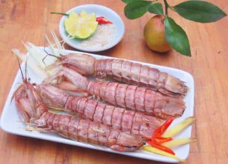 tôm tít hấp