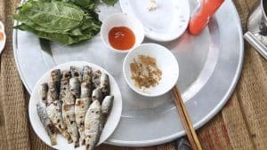 cá trích nướng