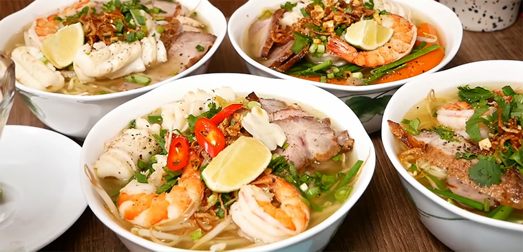 cách nấu mì hải sản