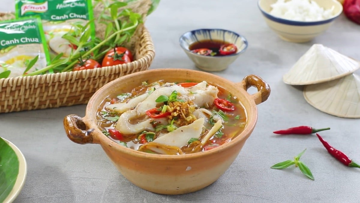canh chua cá diêu hồng