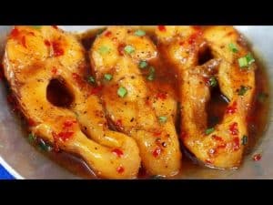 cá diêu hồng kho