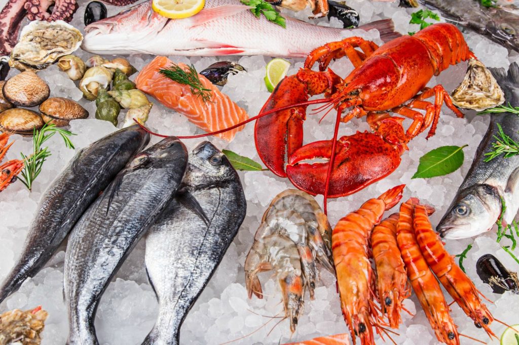 hải sản tốt cho bà bầu