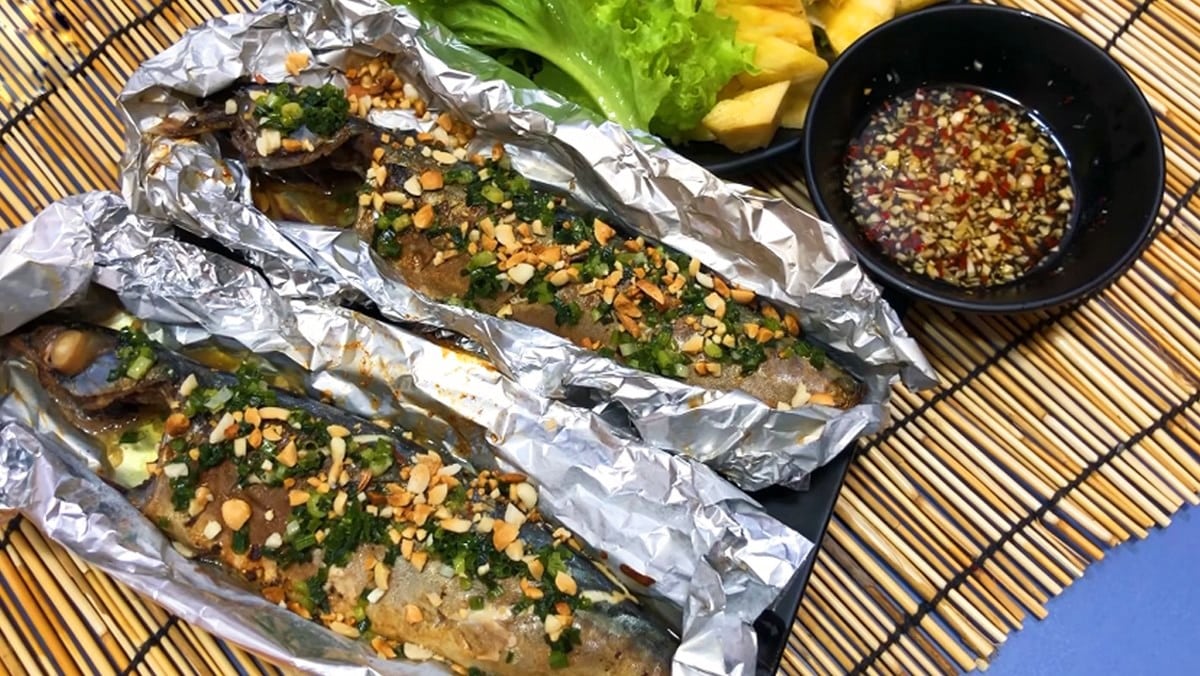 cá basa nướng giấy bạc