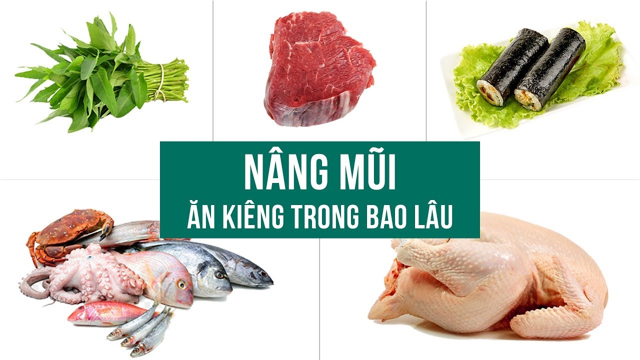 sau khi nâng mũi nên kiêng gì