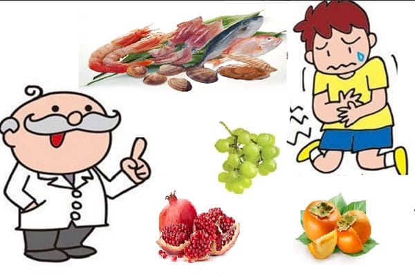 cách chữa chứng ngộ độc hải sản