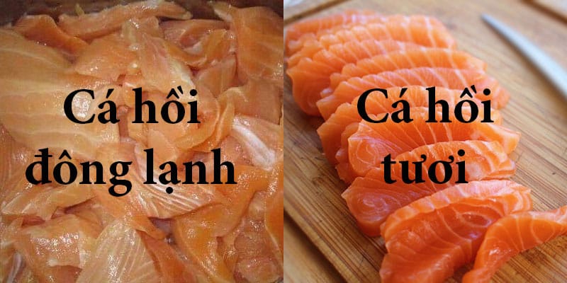 cách phân biệt cá hồi