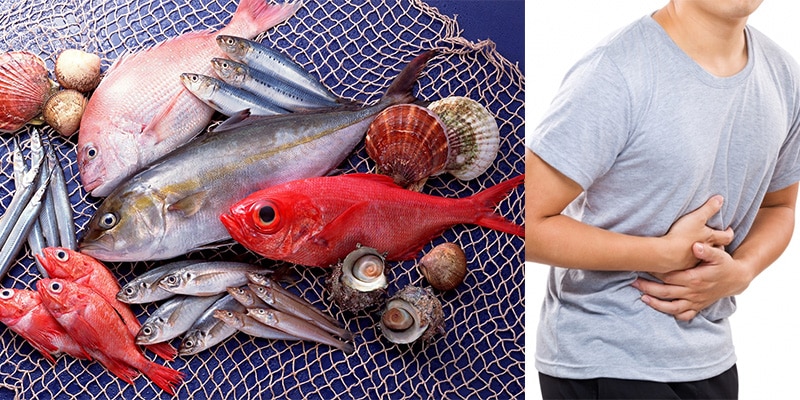 ăn quá nhiều hải sản có sao không