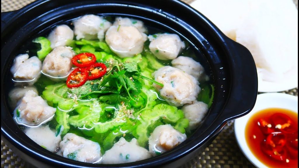 cá thác lác nấu khổ qua