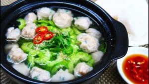 cá thác lác nấu khổ qua