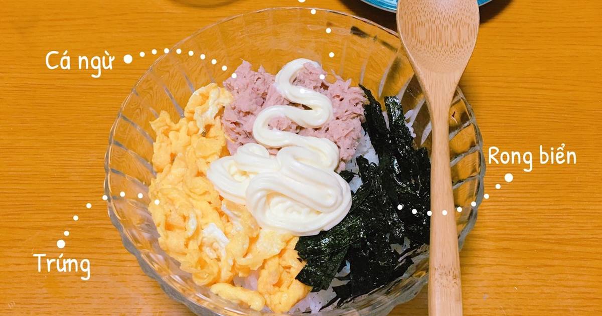 trứng trộn cá ngừ