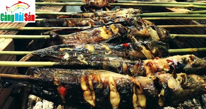 cá trê nướng riềng mẻ