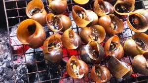 ốc bươu nướng nước mắm