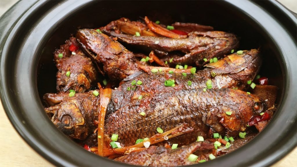 cá rô kho gừng