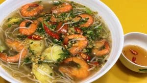 nấu canh chua tép