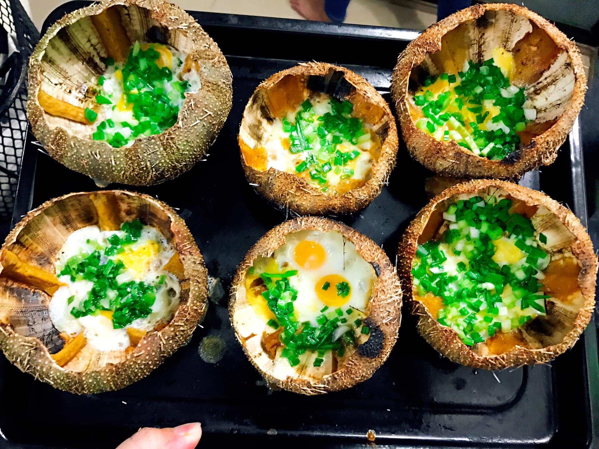 nhum biển nướng mỡ hành