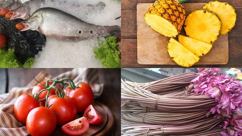 canh cá thác lác nấu chua