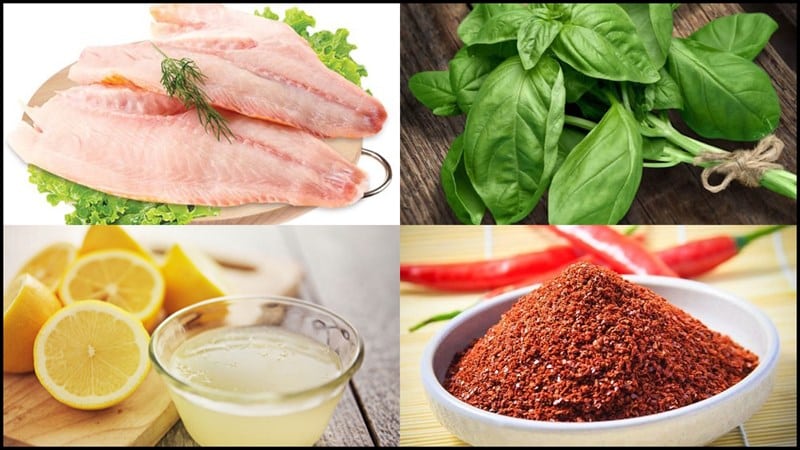cá basa nướng chanh