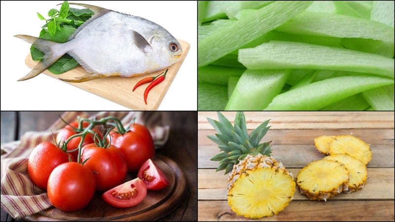 cá chim nấu canh chua