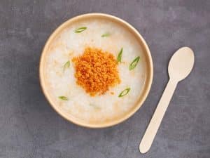 cách nấu cháo cá hồi phô mai