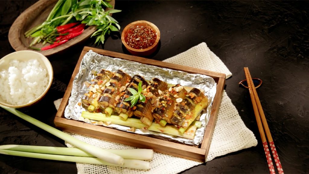 lươn nướng sả ớt