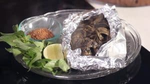 cá nướng lá quế