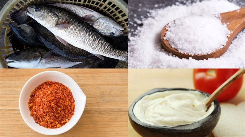 cách làm cá chẽm nướng muối ớt