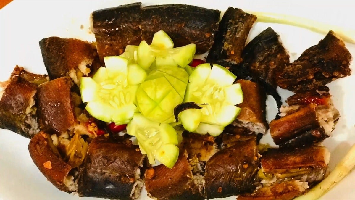 cách làm lươn nướng muối ớt