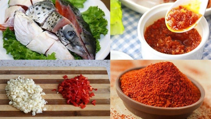 đầu cá hồi nướng muối ớt