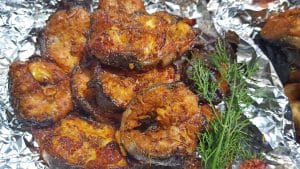 cá chình nướng nghệ