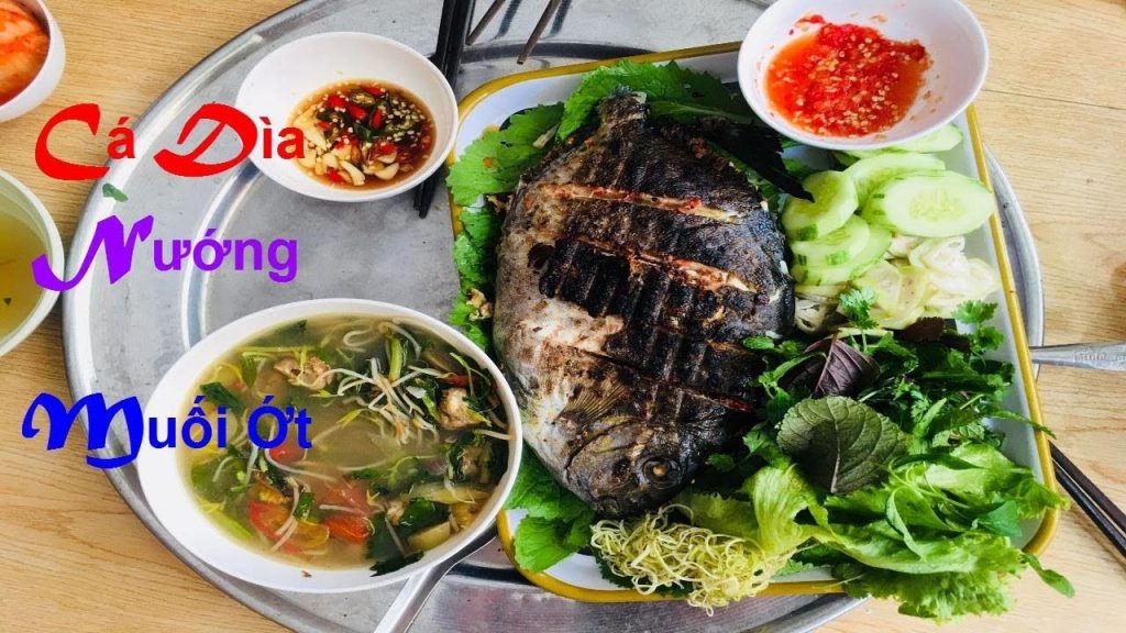 cá dìa nướng muối ớt