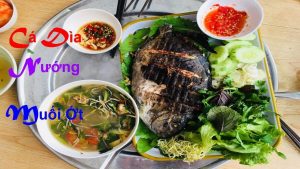 cá dìa nướng muối ớt