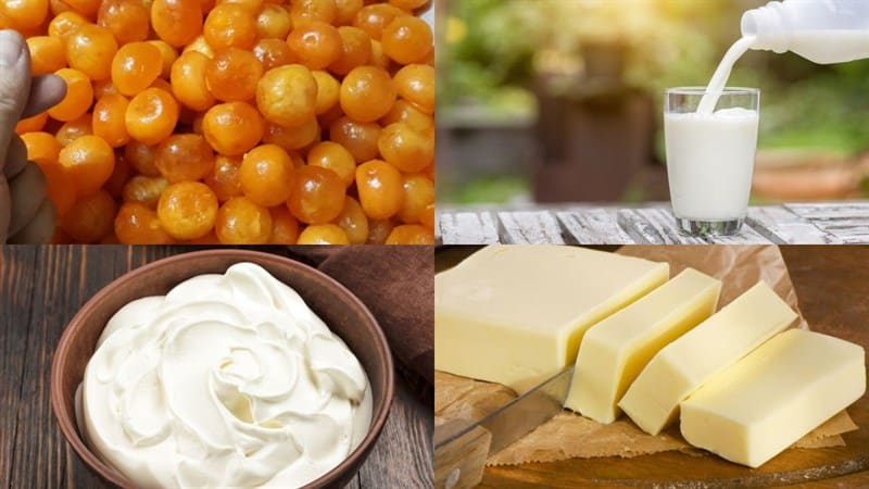 sốt trứng muối làm bánh