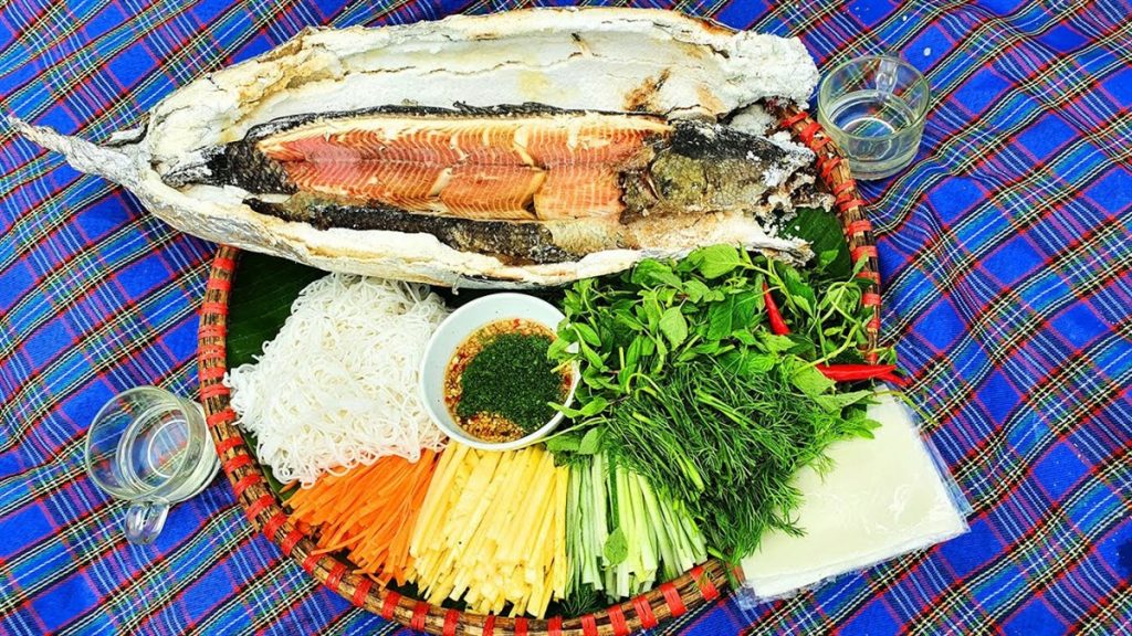 cá lóc nướng muối tuyết