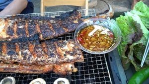 cá hố nướng sả ớt