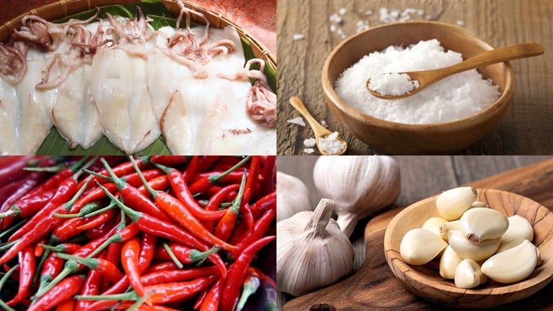 mực nướng muối ớt
