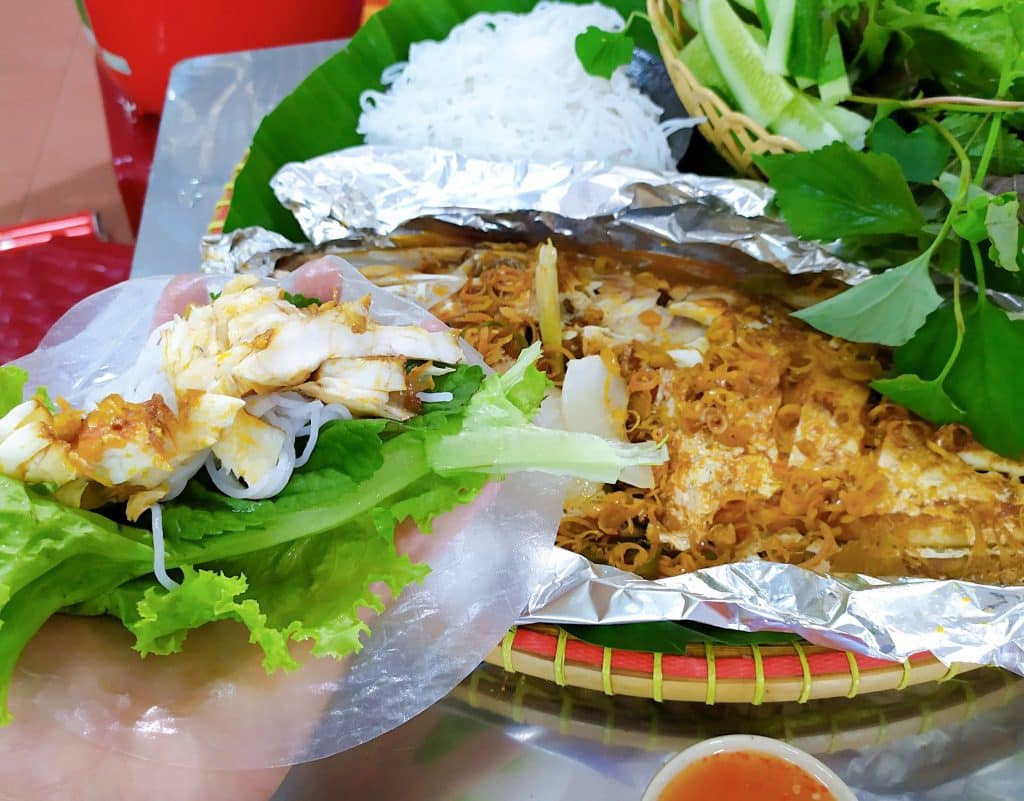 cá bò da nướng