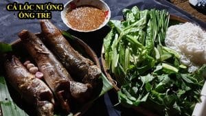 cá lóc nướng ống tre