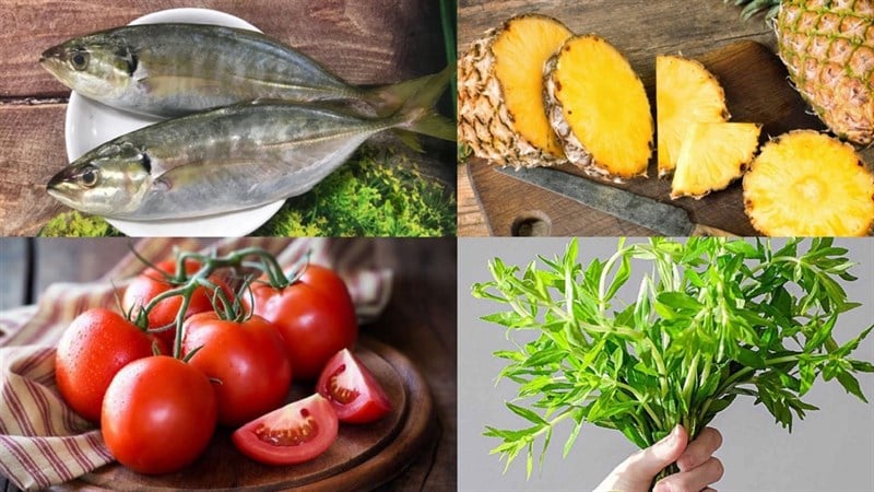 cá ngân nấu canh chua