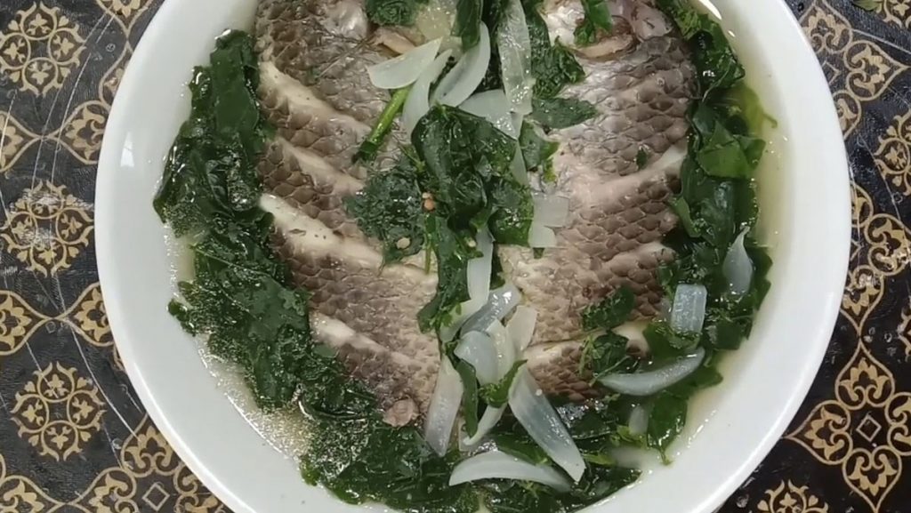 cách nấu canh cá rô rau ngót