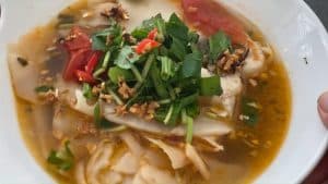 cá bông lau nấu canh chua