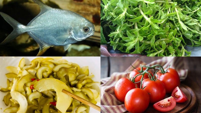 cá chim kho dưa chua