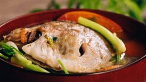 cá nâu nấu ngót